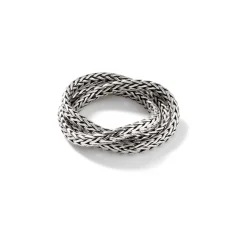 Women John Hardy Soft^Soft Chain Rolling Ring, Sterling Silver