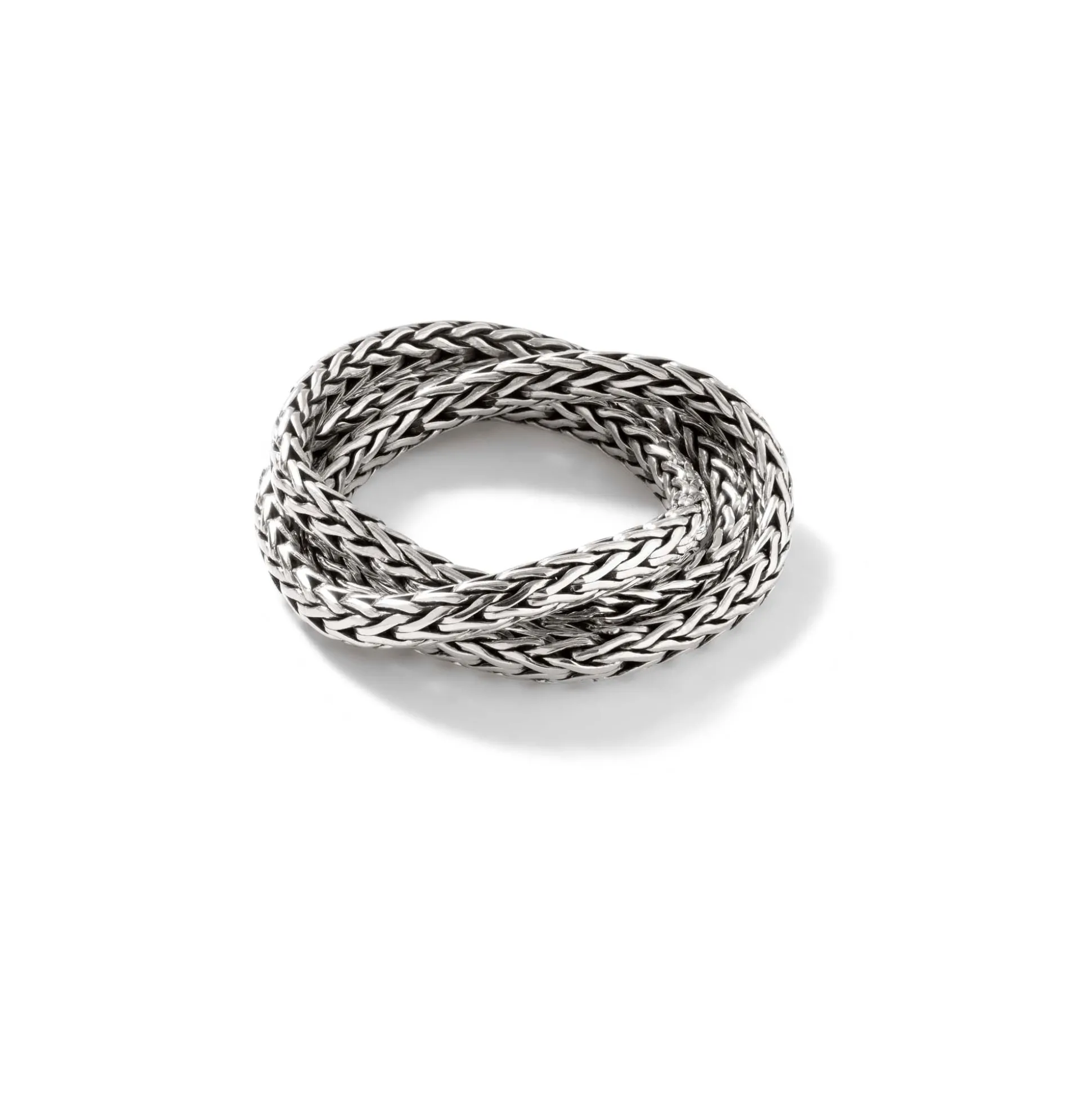 Women John Hardy Soft^Soft Chain Rolling Ring, Sterling Silver