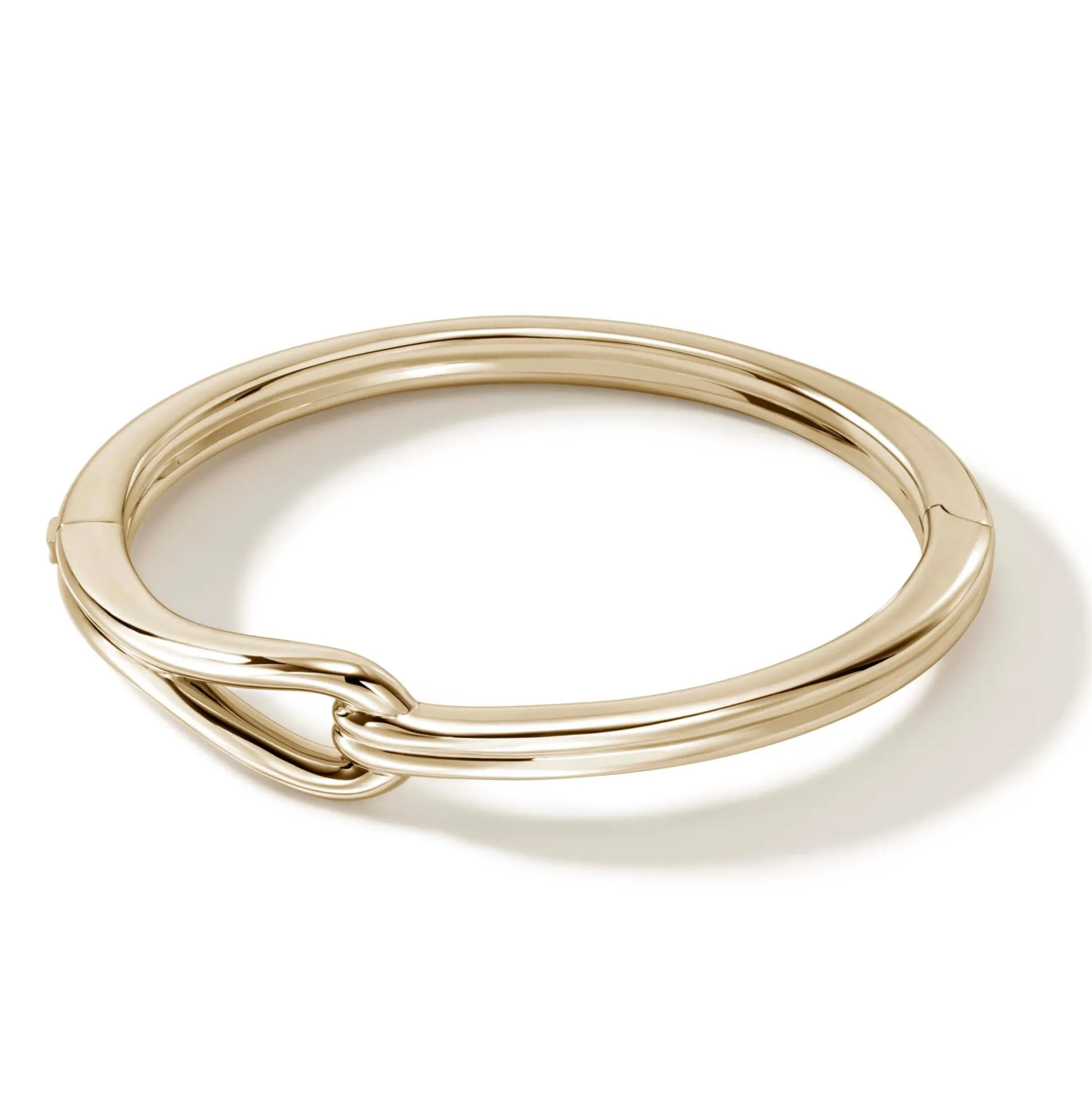 Men John Hardy Cuffs^Surf Hinged Bangle, Sterling Silver