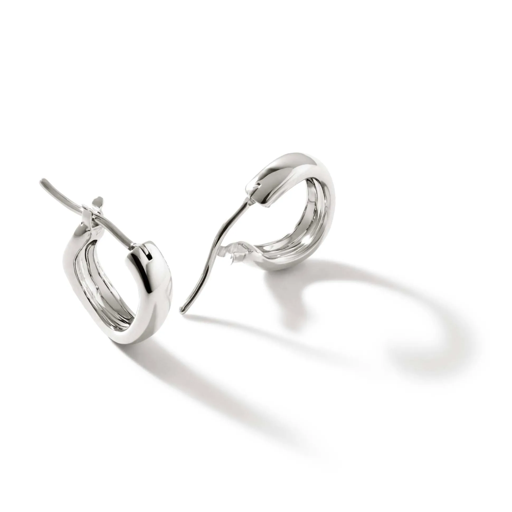 Women John Hardy Statement^Surf Huggie Earring, Sterling Silver