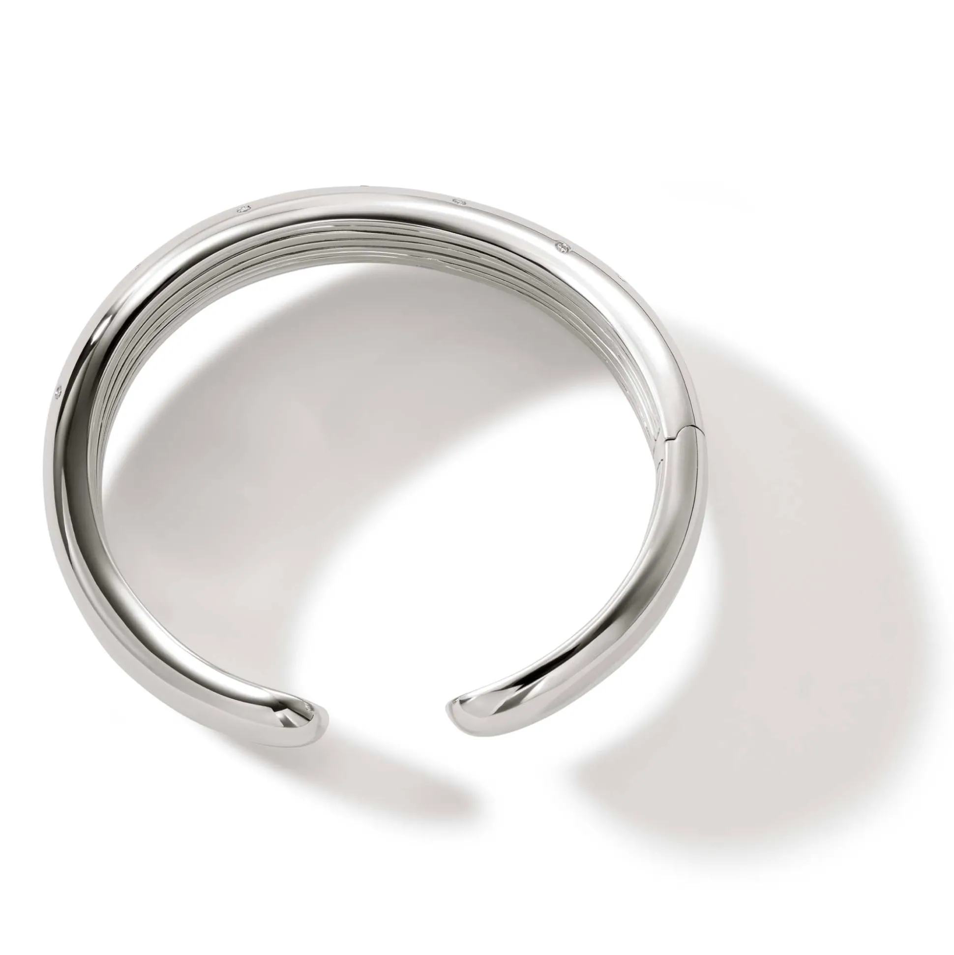 Men John Hardy Cuffs^Surf Kick Cuff, Silver, Diamonds, Wide