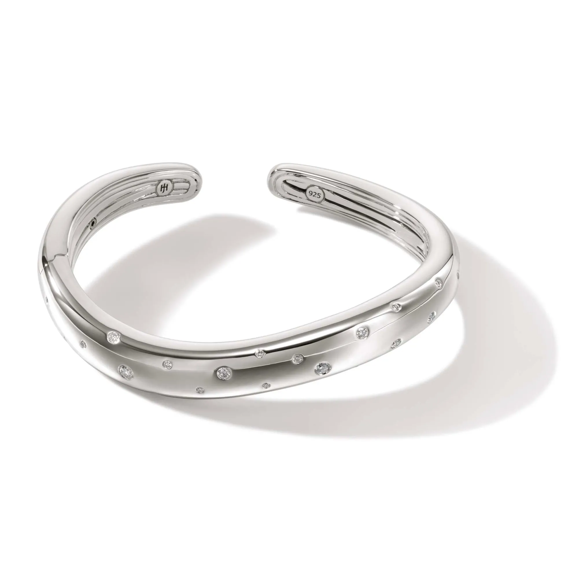 Men John Hardy Cuffs^Surf Kick Cuff, Silver, Diamonds