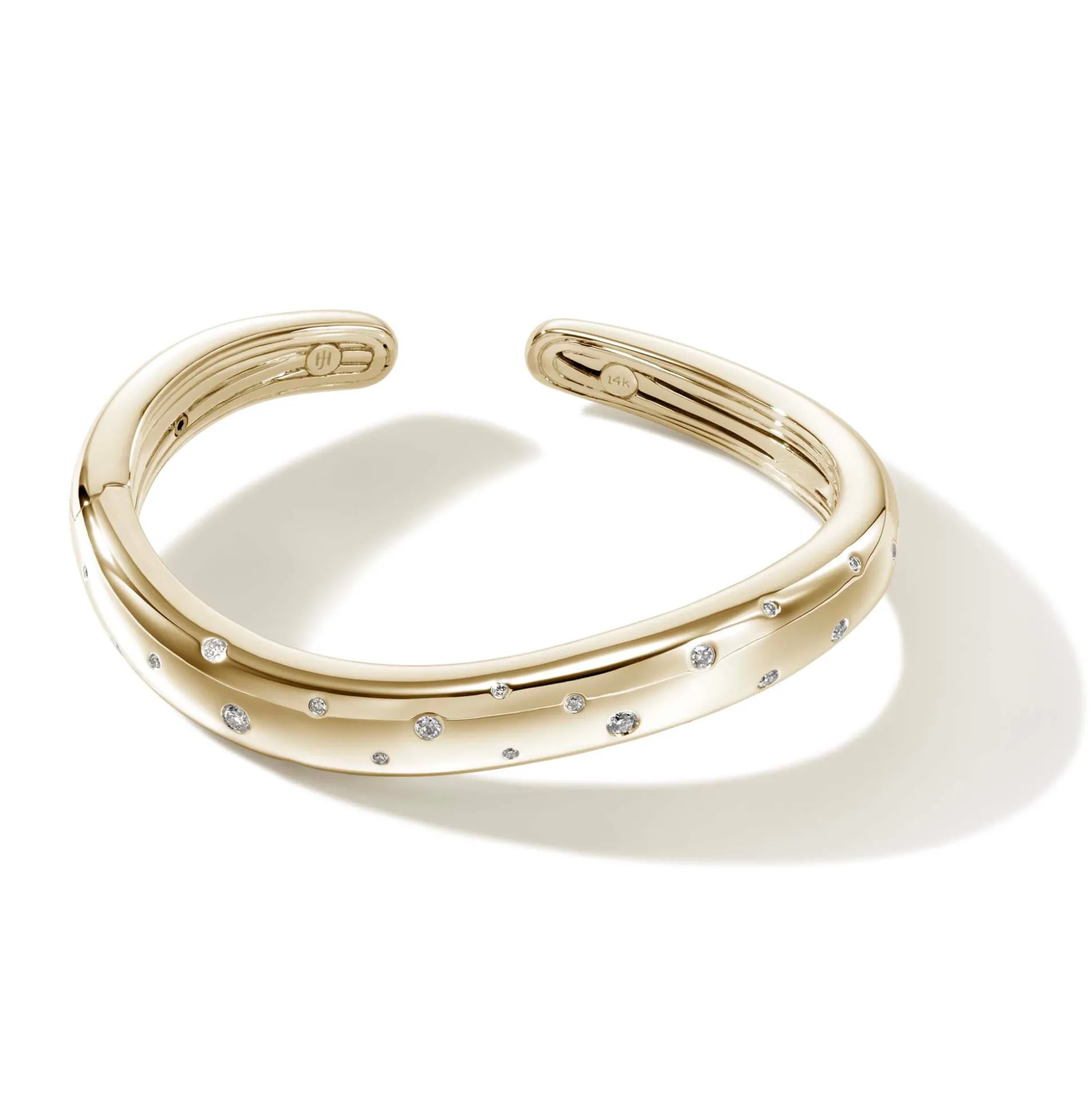 Men John Hardy Cuffs^Surf Kick Cuff, Silver, Diamonds