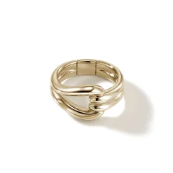 Women John Hardy Statement^Surf Link Ring, Sterling Silver