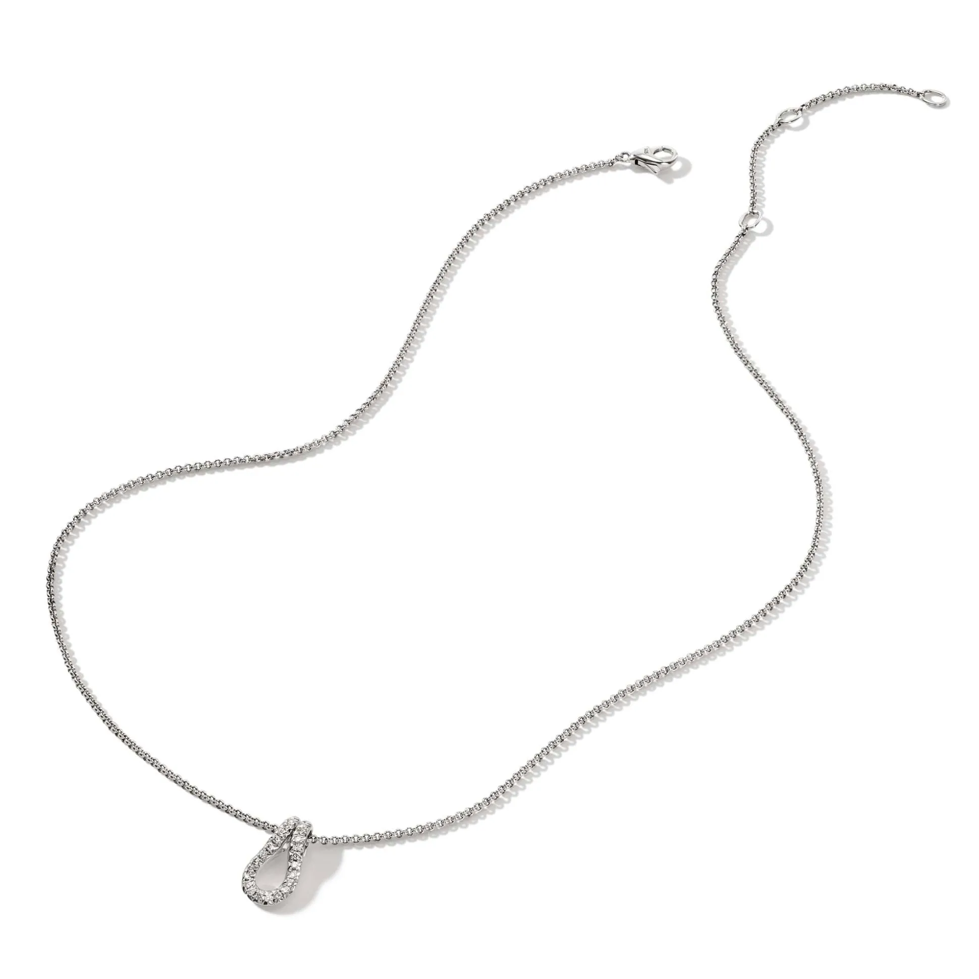 Men John Hardy Tags & Pendants^Surf Pendant Necklace, Gold, Diamonds