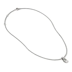 Men John Hardy Tags & Pendants^Surf Pendant Necklace, Silver, Diamonds