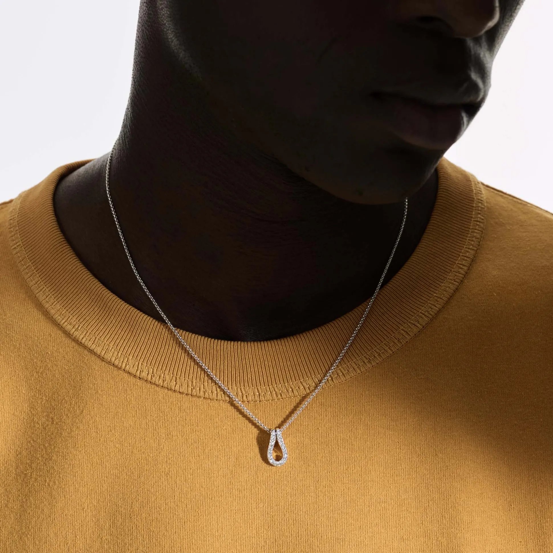 Men John Hardy Tags & Pendants^Surf Pendant Necklace, Silver, Diamonds