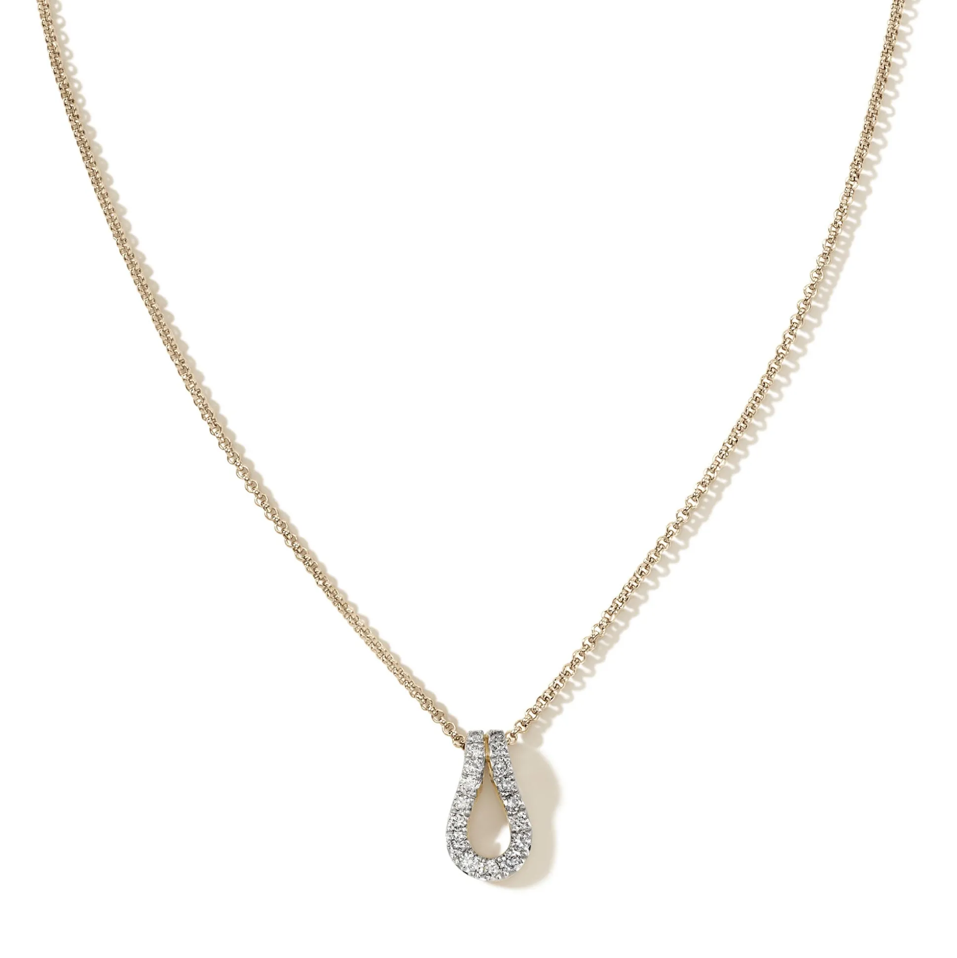 Men John Hardy Tags & Pendants^Surf Pendant Necklace, Silver, Diamonds