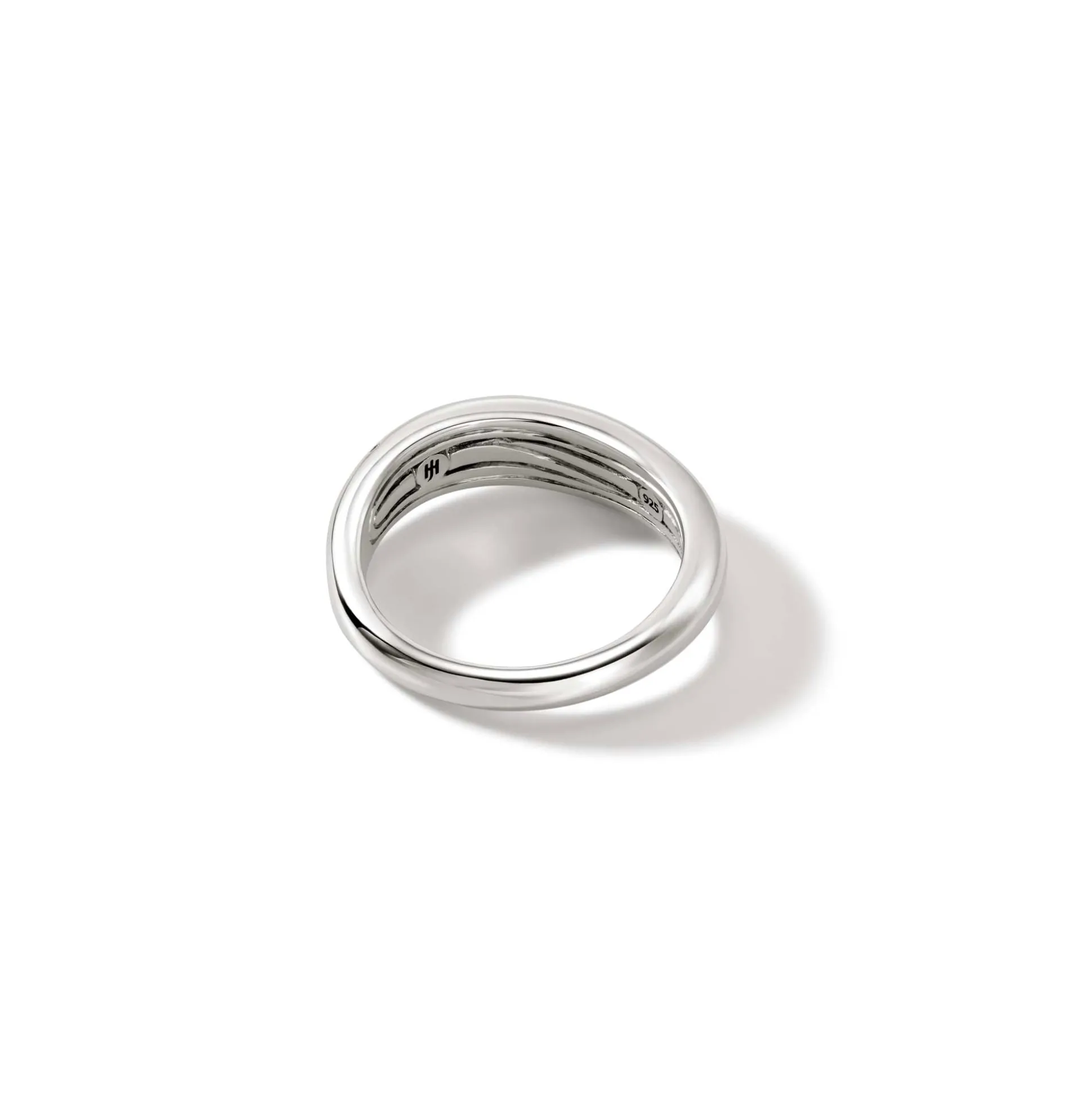 Men John Hardy Bands^Surf Ring, Silver, Diamonds