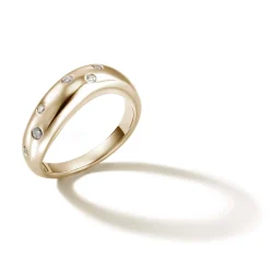 Men John Hardy Bands^Surf Ring, Silver, Diamonds