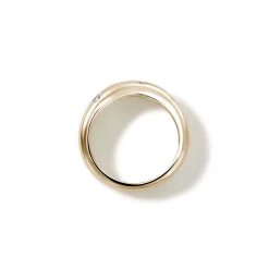 Men John Hardy Bands^Surf Ring, Sterling Silver, Diamonds, Slim