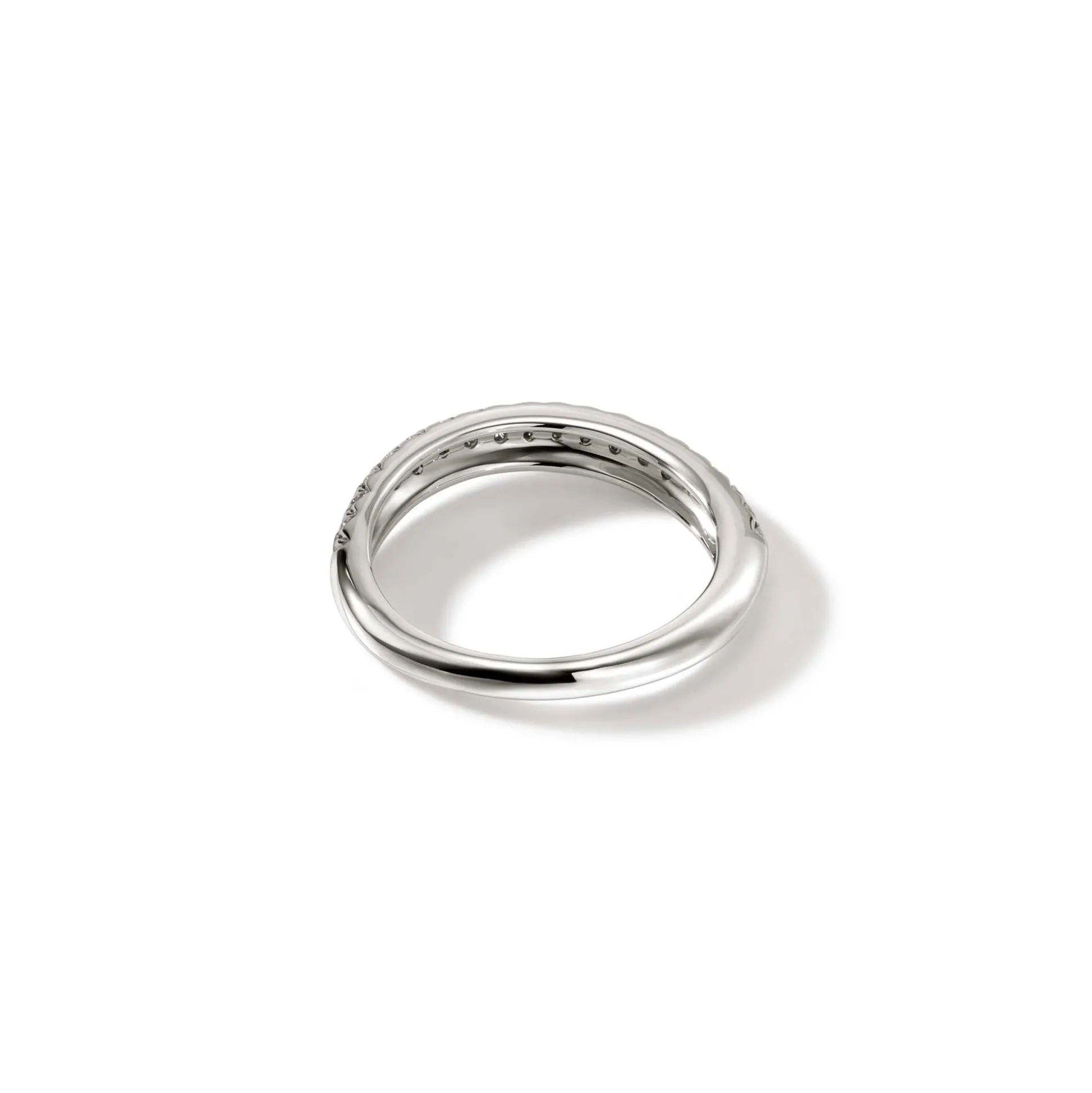 Men John Hardy Bands^Surf Ring, Sterling Silver, Diamonds, Slim