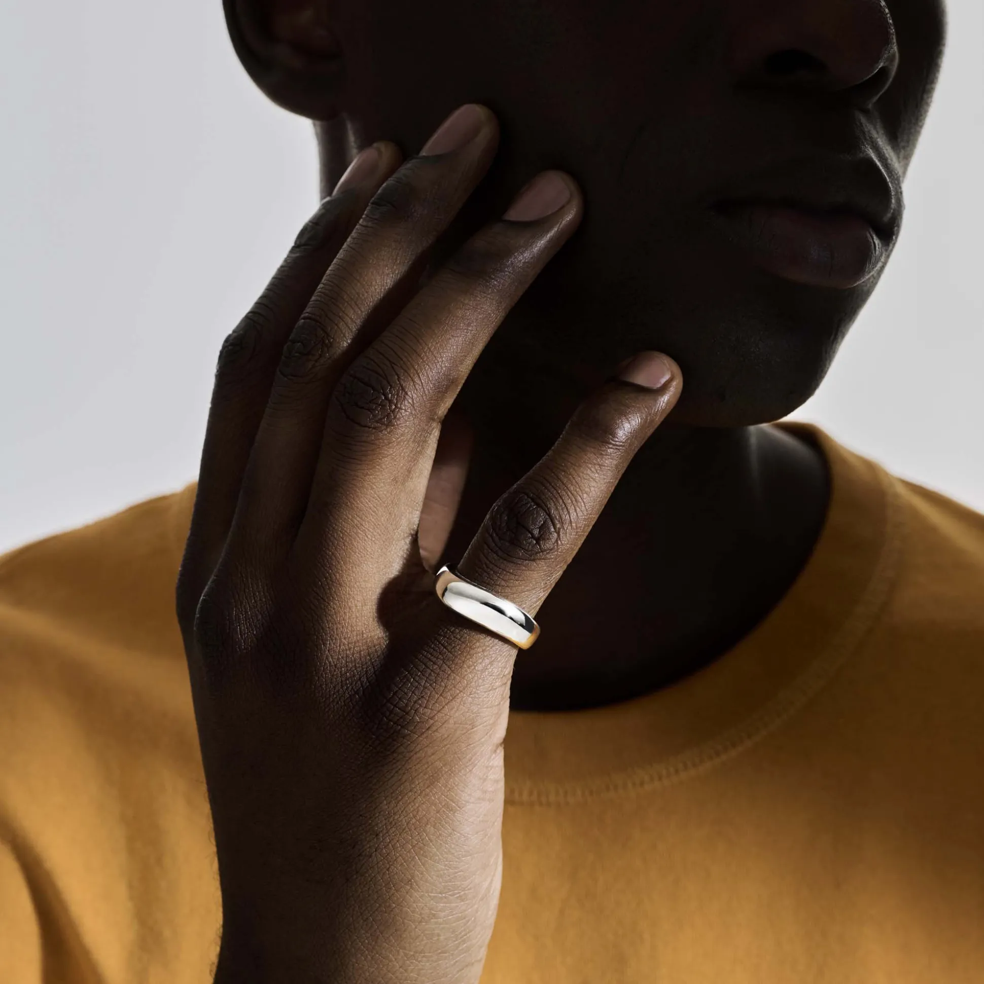 Men John Hardy Bands^Surf Ring, Sterling Silver, Wide
