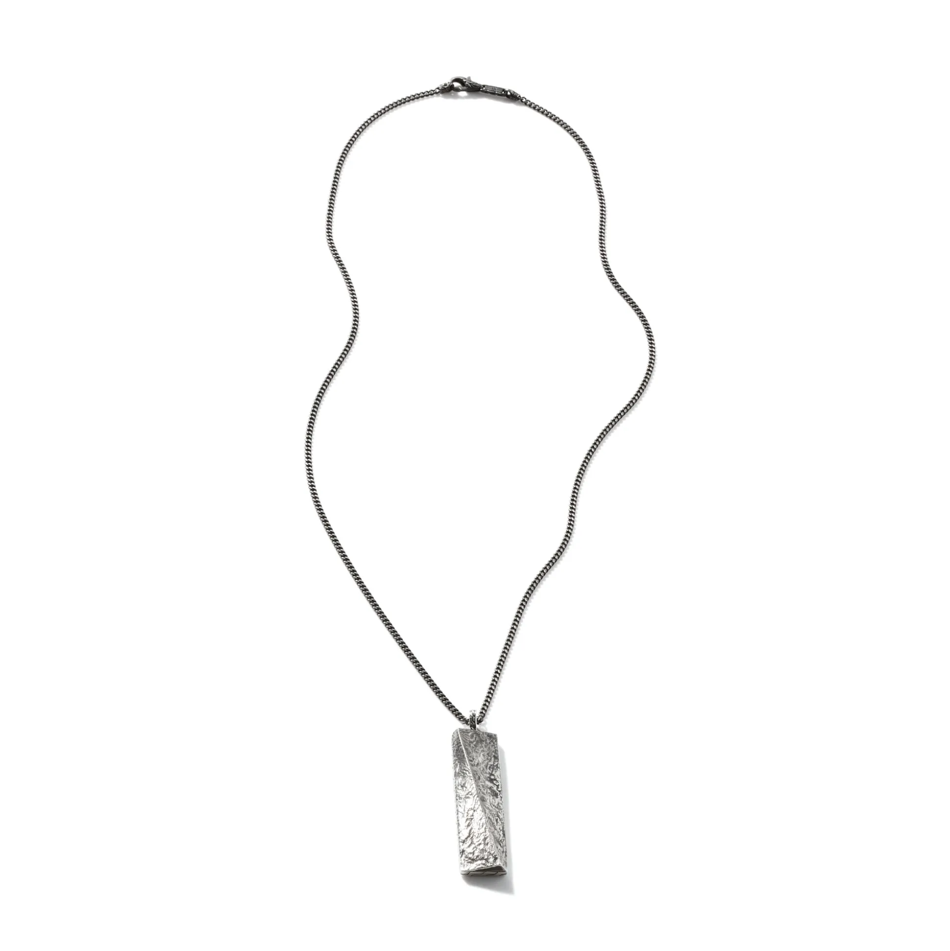 Men John Hardy Tags & Pendants^Texture Pendant Necklace, Sterling Silver