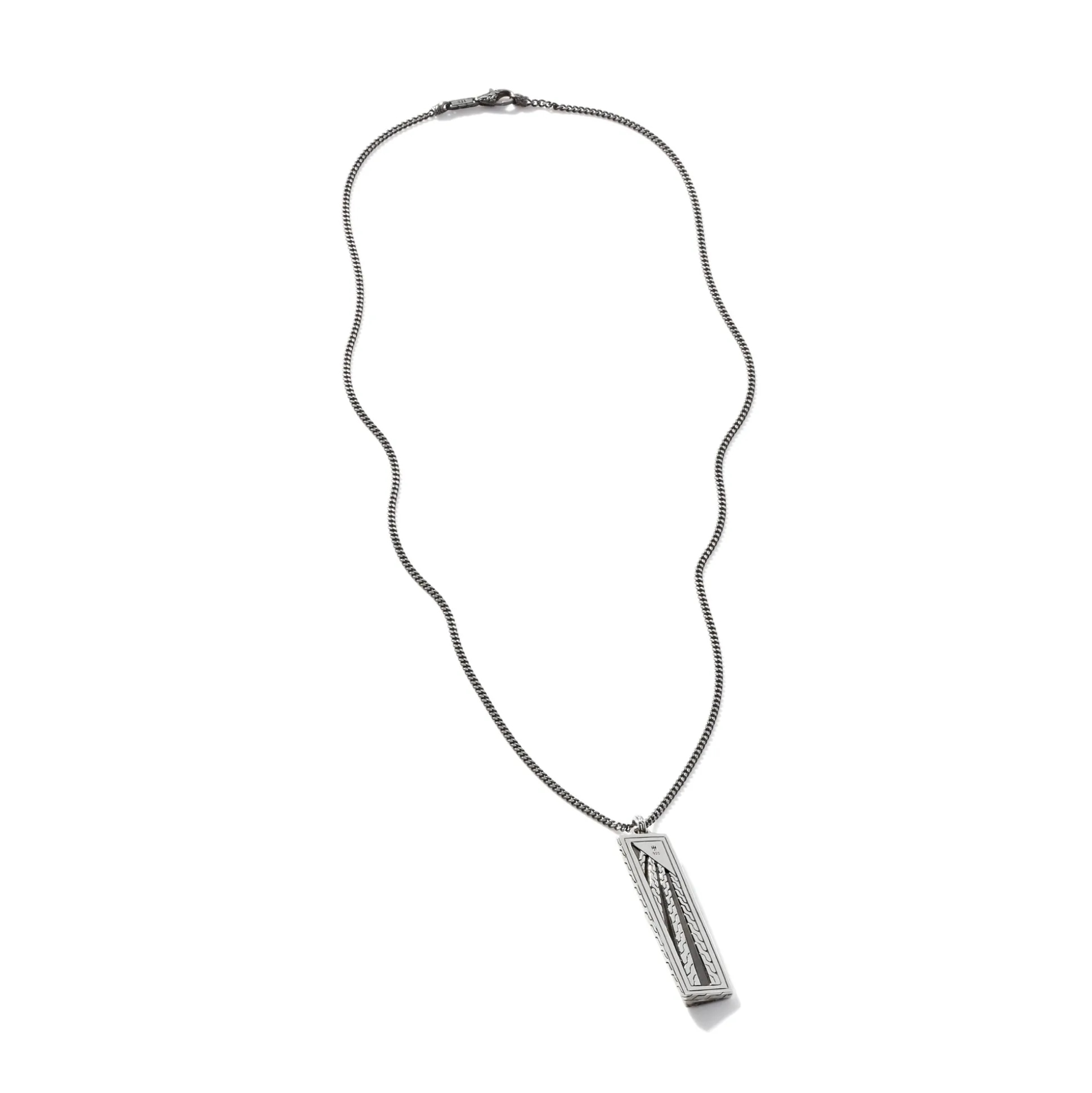Men John Hardy Tags & Pendants^Texture Pendant Necklace, Sterling Silver