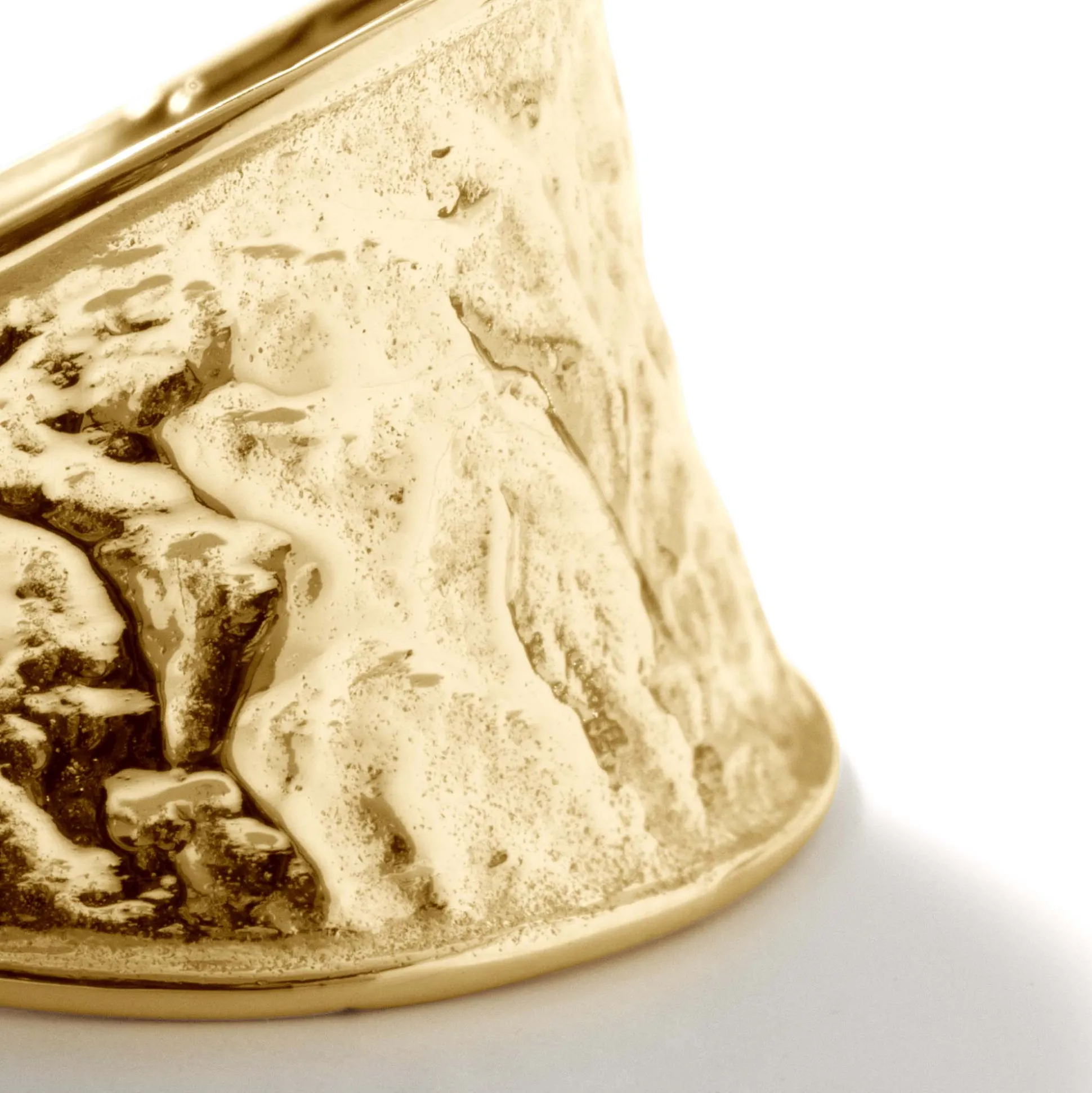Women John Hardy Statement^Texture Saddle Ring, Gold